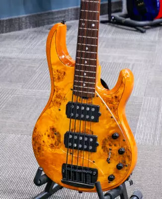 Store Special Product - Sterling by Music Man - StingRay Ray35HH 5-String Bass - Amber